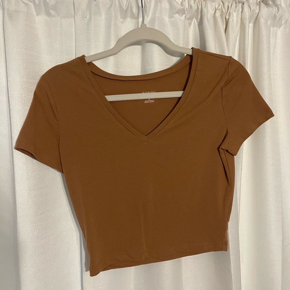 Wild Fable Cropped V Neck